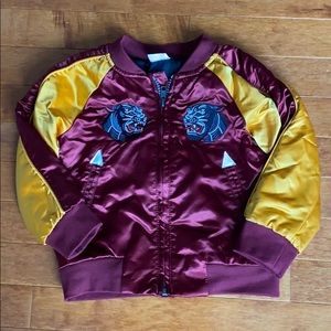 CRAZY8 cutest satin bomber